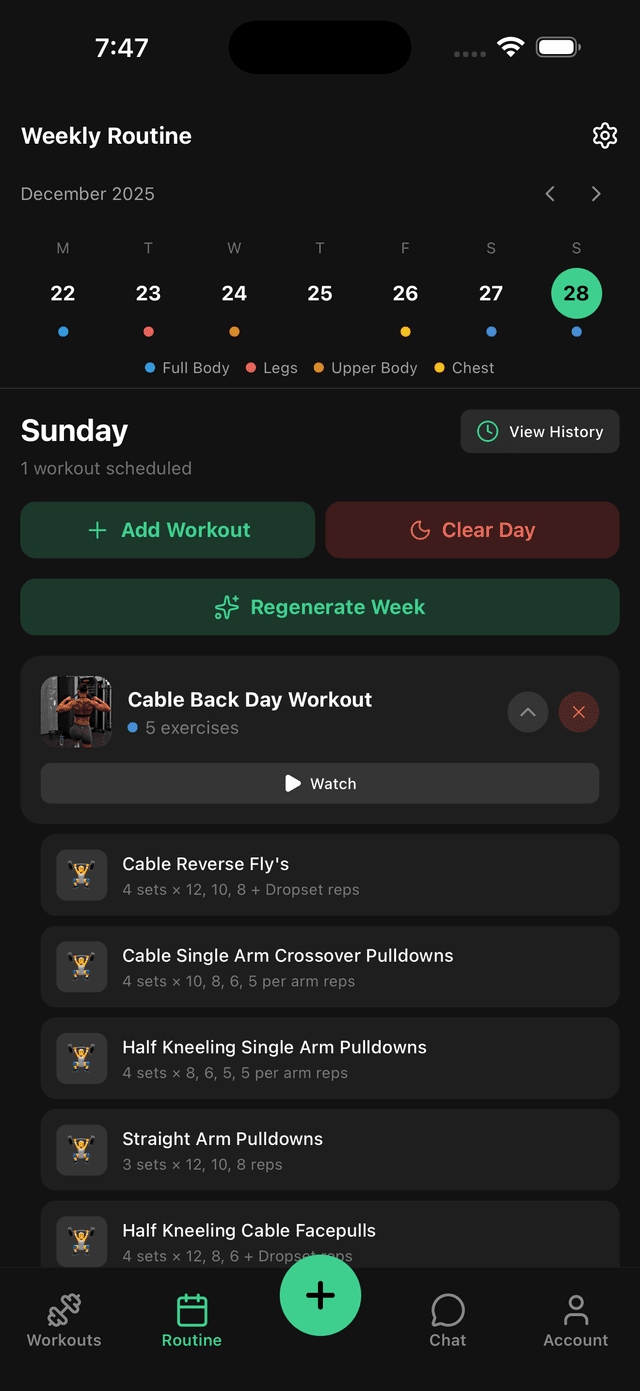 Stashd app - Track progress